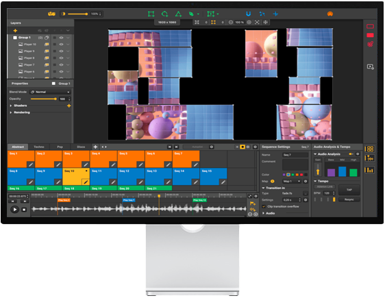 Millumin Media Server Hire & Visual Playback Control for Live Events. London, UK