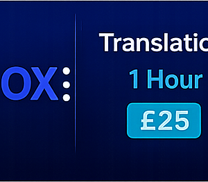 VoxFlux Translation - 1 Hour (Top Up Credits)