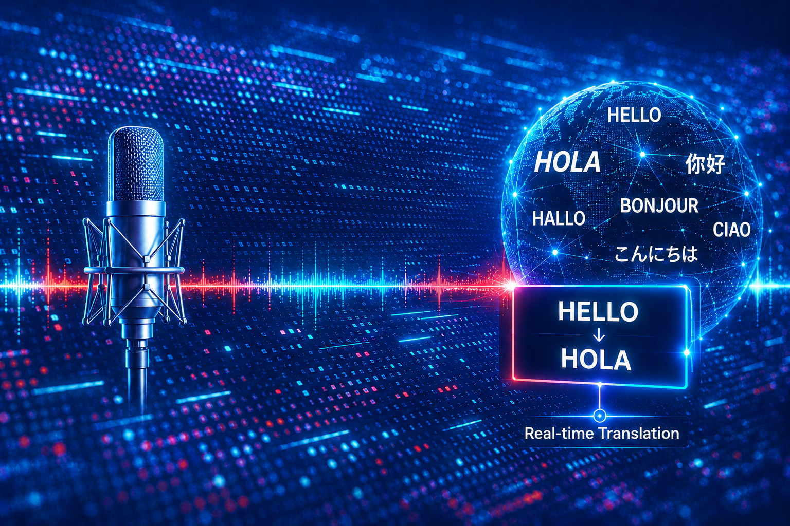 AI live captions and real-time multilingual translation platform for live events