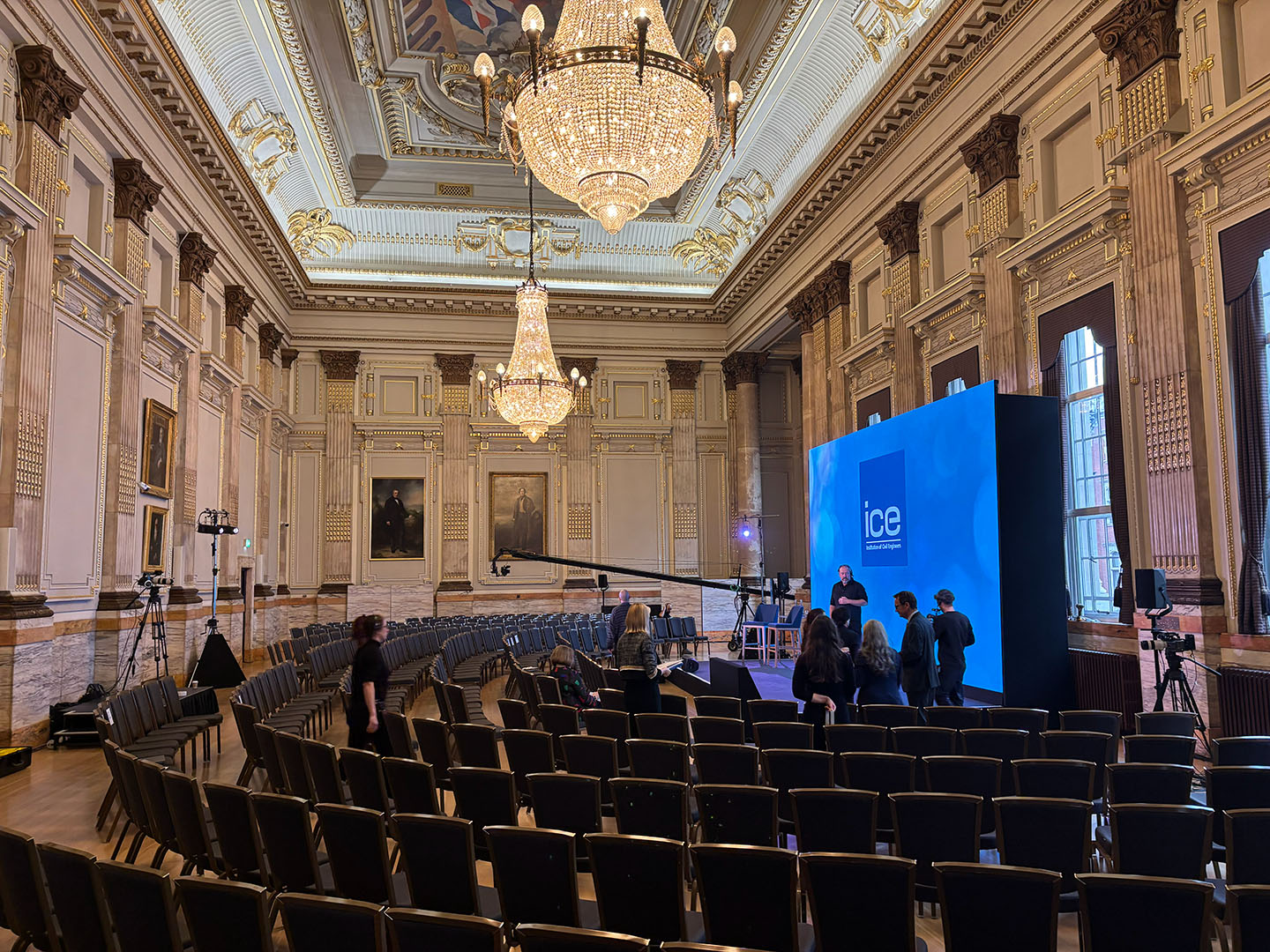 Institutional event filming and live streaming