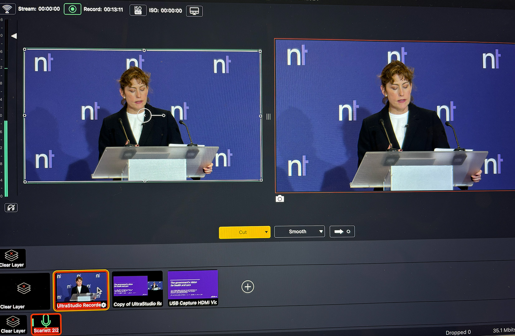Nuffield Trust Summit 2026 multi-camera event filming and recording